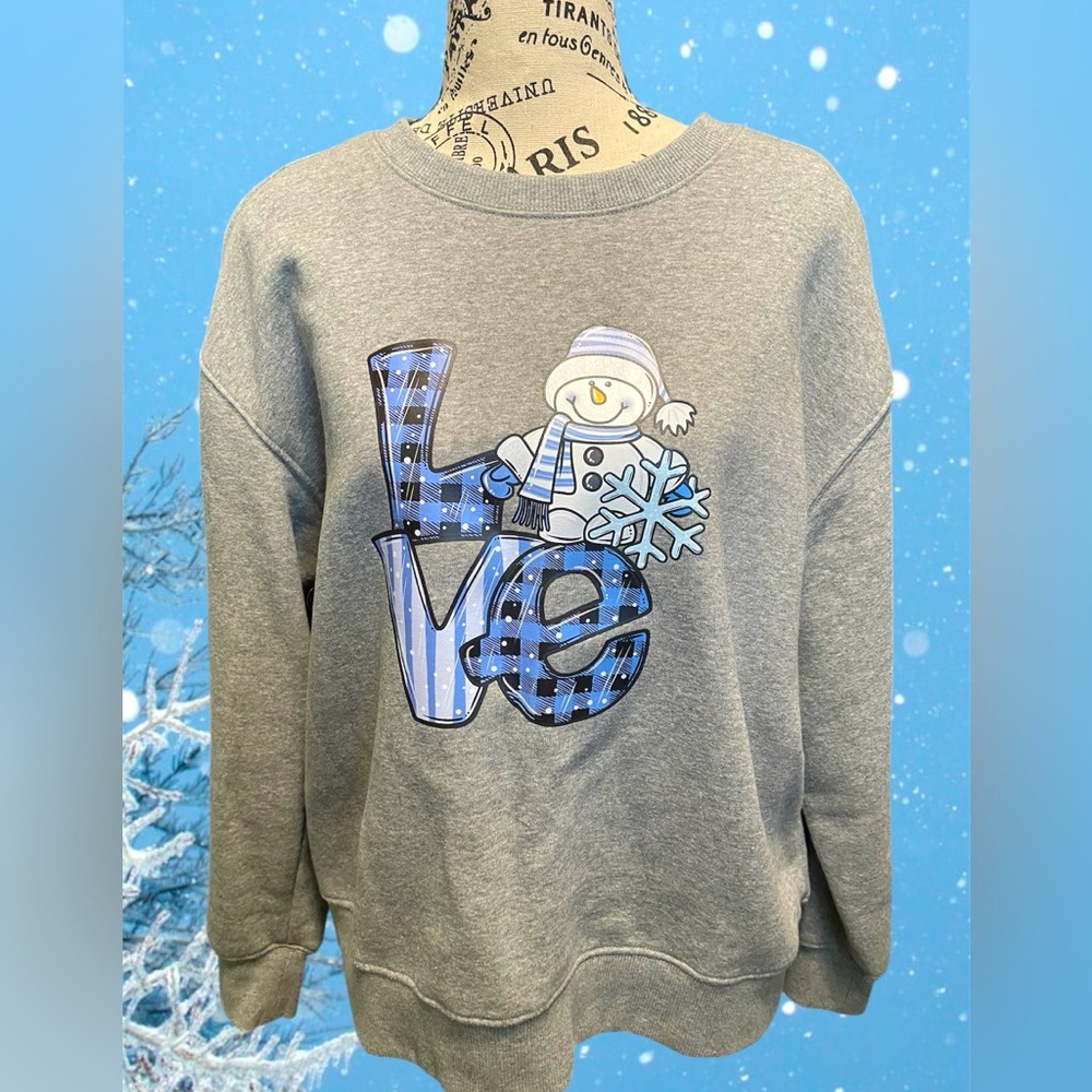 Snowman Love Sweatshirt